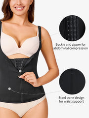 Curvese Waist Trainer Zipper Vest Corset