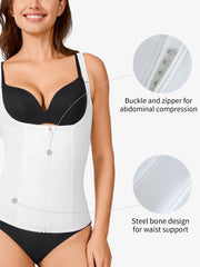 Curvese Waist Trainer Zipper Vest Corset