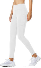 Curvese Women's Fleece Lined Leggings With Pockets