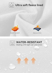 Curvese Women's Fleece Lined Leggings With Pockets