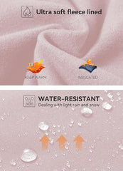 Curvese Women's Fleece Lined Leggings With Pockets