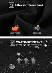 Curvese Women's Fleece Lined Leggings With Pockets