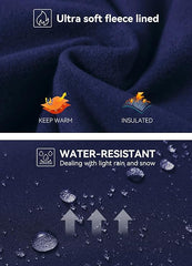 Curvese Women's Fleece Lined Leggings With Pockets