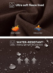 Curvese Women's Fleece Lined Leggings With Pockets