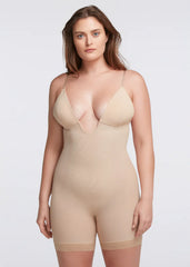 CURVESE PLUNGE SHAPING BODYSUIT SHORTS