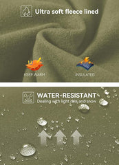 Curvese Women's Fleece Lined Leggings With Pockets