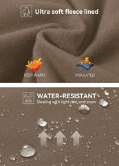 Curvese Women's Fleece Lined Leggings With Pockets