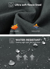 Curvese Women's Fleece Lined Leggings With Pockets