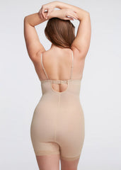CURVESE PLUNGE SHAPING BODYSUIT SHORTS
