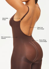 CURVESE SMOOTHINGSEAAMLESS OPEN-BACK SHAPEWEAR