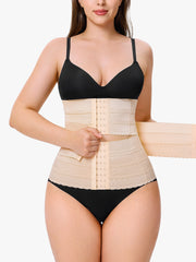 Steel Boned Corset Waist Cincher - Comfortable Shaping Belt for Curves Enhancement