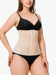 Steel Boned Corset Waist Cincher - Comfortable Shaping Belt for Curves Enhancement