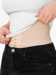 Steel Boned Corset Waist Cincher - Comfortable Shaping Belt for Curves Enhancement