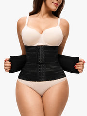 Steel Boned Corset Waist Cincher - Comfortable Shaping Belt for Curves Enhancement