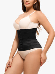 Steel Boned Corset Waist Cincher - Comfortable Shaping Belt for Curves Enhancement