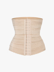 Steel Boned Corset Waist Cincher - Comfortable Shaping Belt for Curves Enhancement