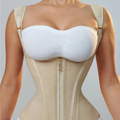 CURVESE WAIST TRAINER FOR WOMEN BODY SHAPER CORSET VEST TANK TOP WITH STEEL BONES