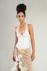 CURVESE ZIPPER SHAPEWEAR BODYSUIT