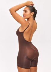 CURVESE SMOOTHINGSEAAMLESS OPEN-BACK SHAPEWEAR
