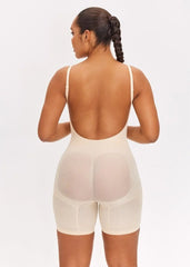 CURVESE SMOOTHINGSEAAMLESS OPEN-BACK SHAPEWEAR