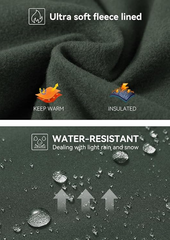 Curvese Women's Fleece Lined Leggings With Pockets